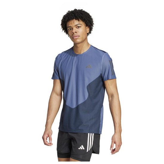 Adidas Ανδρική κοντομάνικη μπλούζα Own the Run Colorblock Aeroready Tee